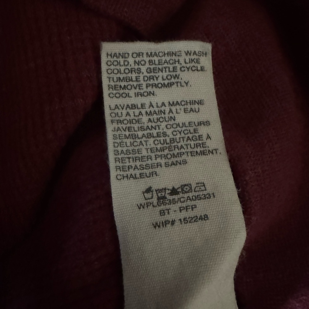 Woolrich Fairmont waffle knit long sleeve dress Burgundy color Size Medium - Picture 9 of 10